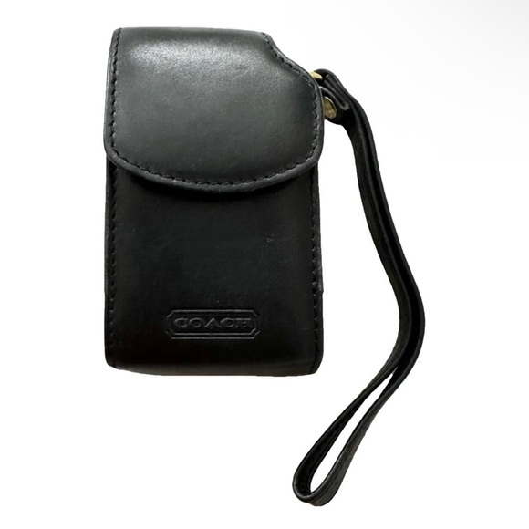 Coach 4521 Star TAC Leather Vintage Flap Small Cell Phone Case Holder - Picture 1 of 15